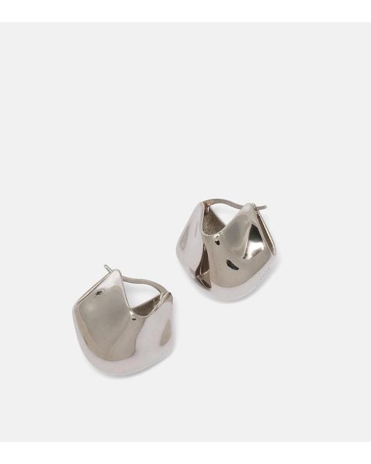Khaite White Lotus Earrings