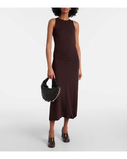 Lemaire Brown Anatomic 80 Leather Pumps