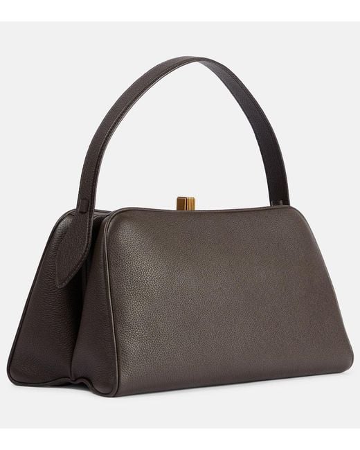 Khaite Black Tote Bag Cate Aus Leder