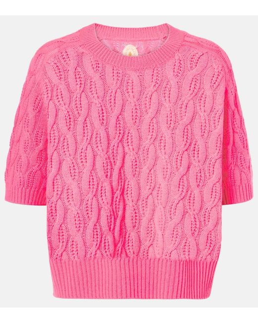Jardin Des Orangers Pink Pullover Aus Kaschmir