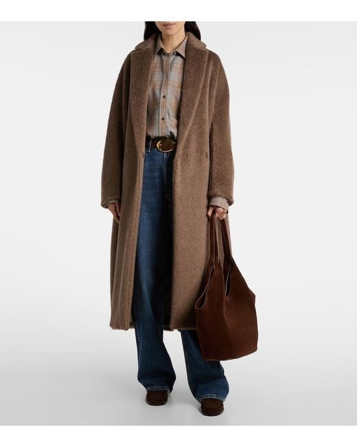Aesther Ekme Brown Phantom Suede Tote Bag
