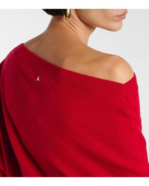 Altuzarra Red Maxikleid Kasos Aus Kaschmir