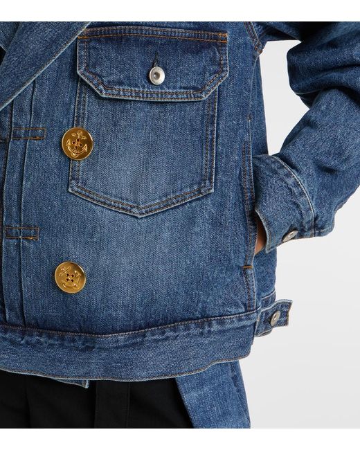 Sacai Blue Denim Jacket