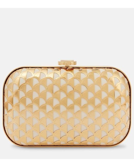 BVLGARI Natural Calla-Plated Clutch