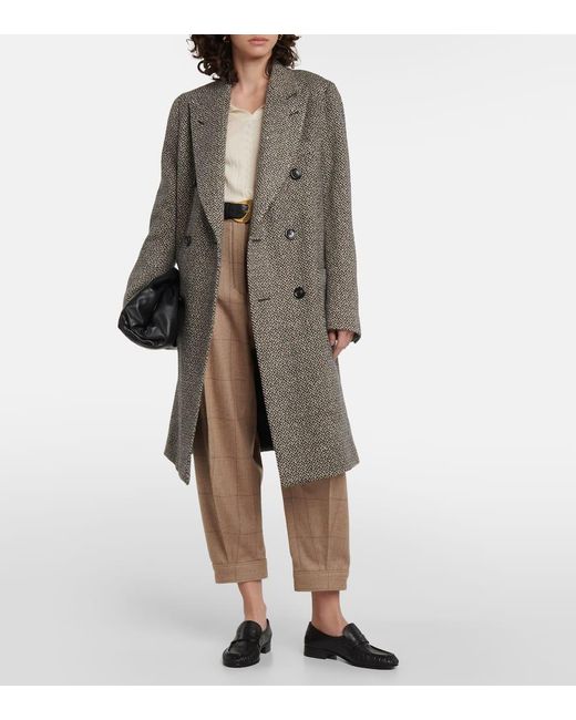Pantalones Tapered Aniston De Cachemir Loro Piana de color Natural