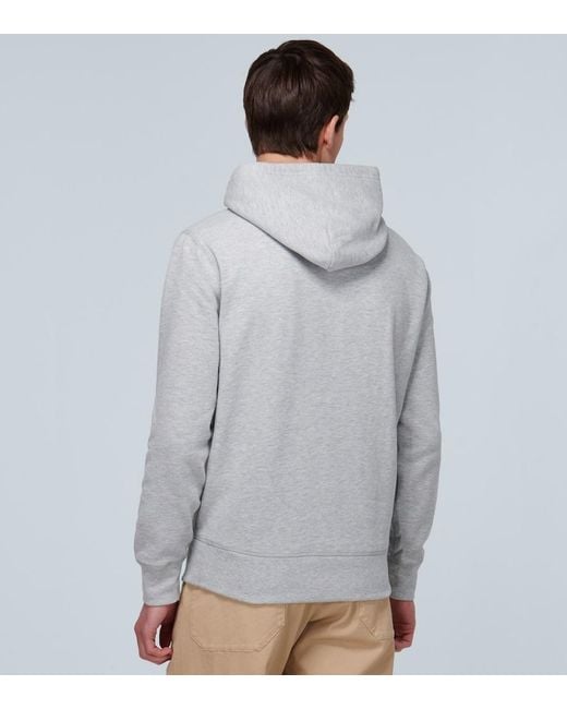 Polo Ralph Lauren Blue Hooded Sweatshirt With Logo for men