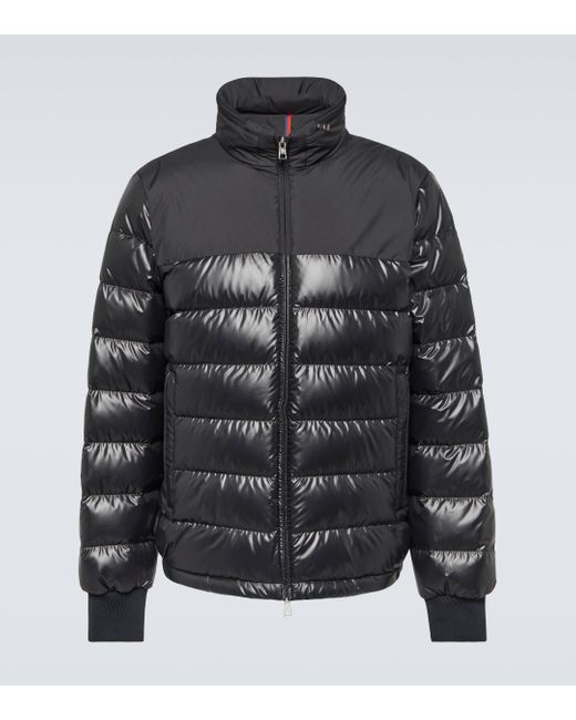 Moncler Black Coyers Quilted Down Jacket for men