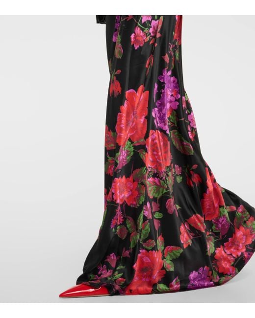 Rodarte Tiered Silk Tulle Gown