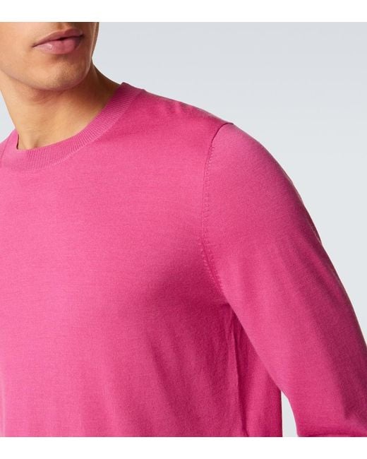 Gabriela Hearst Pink Wool Sweater for men