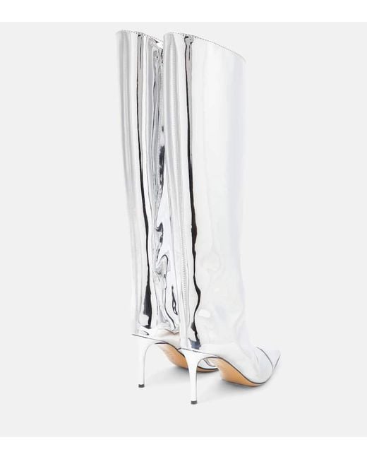 Alexandre Vauthier Multicolor Alex 105 Metallic Knee-High Boots