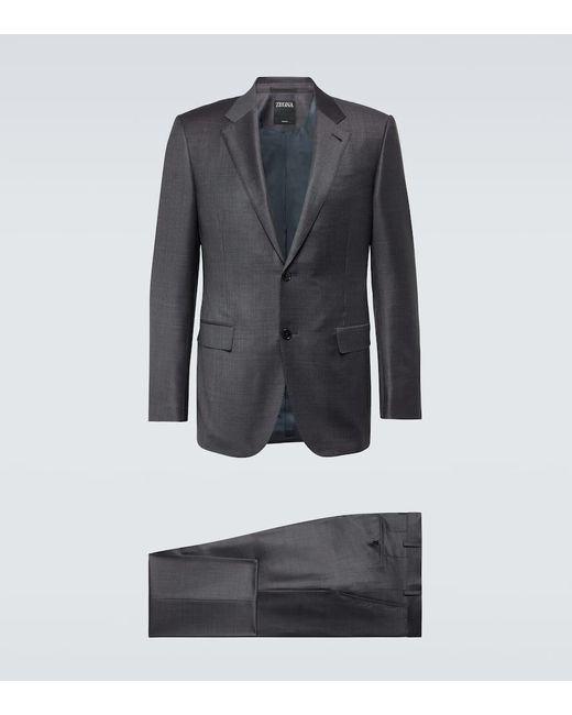 Zegna Anzug Trofeo aus Wolle in Gray für Herren