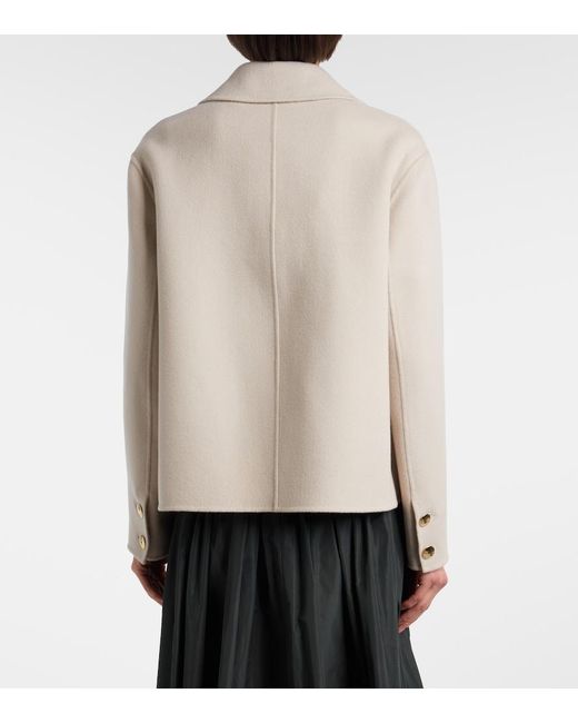 Max Mara Natural Virgin Wool Jacket