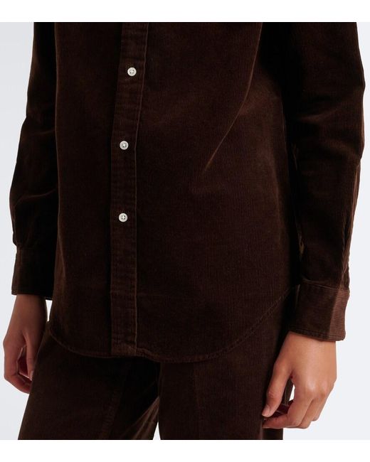 Polo Ralph Lauren Blue Cotton Corduroy Shirt