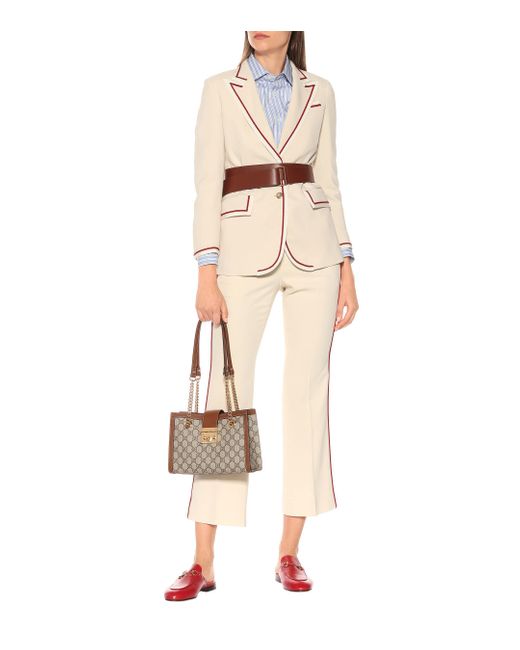 Gucci Multicolor Padlock Small GG Supreme Shoulder Bag