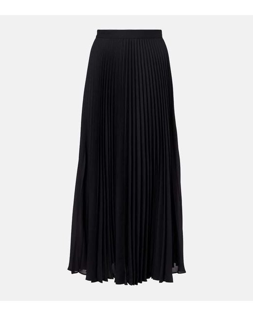 Wardrobe NYC Black Georgette Maxi Skirt