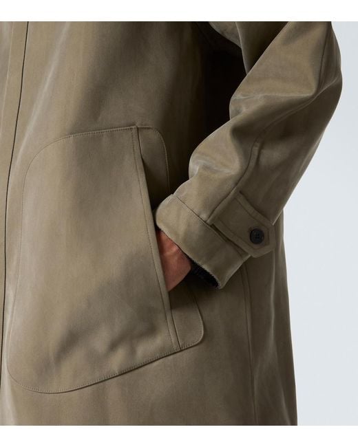 The Row Gray Palo Reversible Wool And Silk Car Coat for men
