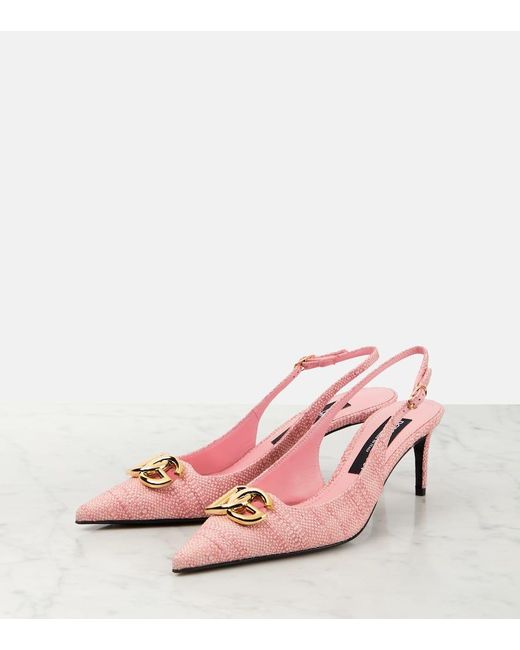 Dolce & Gabbana Pink Slingback-Pumps 65
