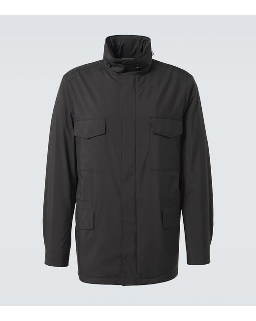 Loro Piana Black Field Jacket for men