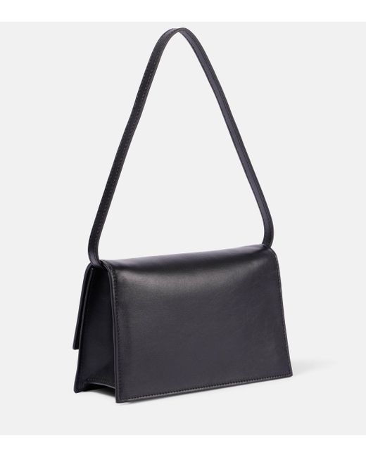 Coperni Black Folder Mini Leather Shoulder Bag