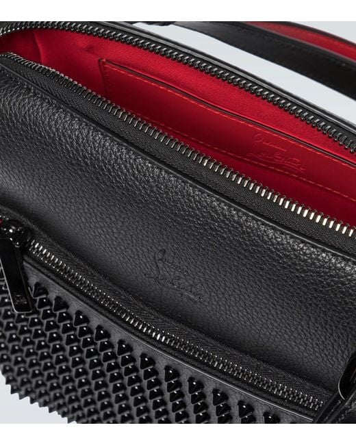 Christian Louboutin Black/black/bk Benech Medium Leather Messenger Bag for men