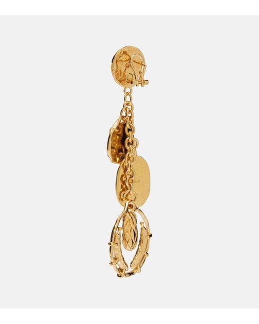 Chloé Metallic Ohrringe Medals
