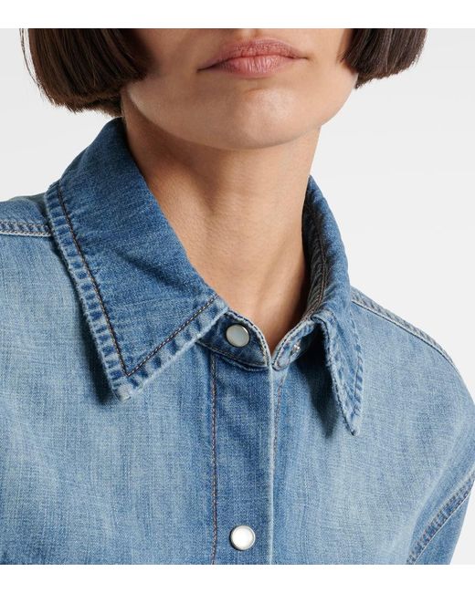Stella McCartney Blue Denim Shirt