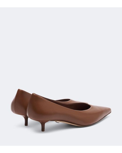 Max Mara Brown Leather Pumps