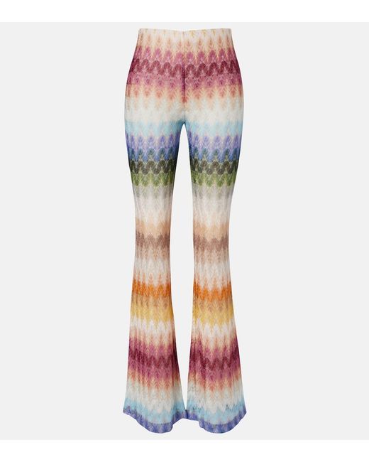 Missoni Multicolor Knitted Flared Pants