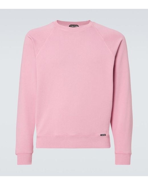 Sudadera De Algodon Tom Ford de hombre de color Pink