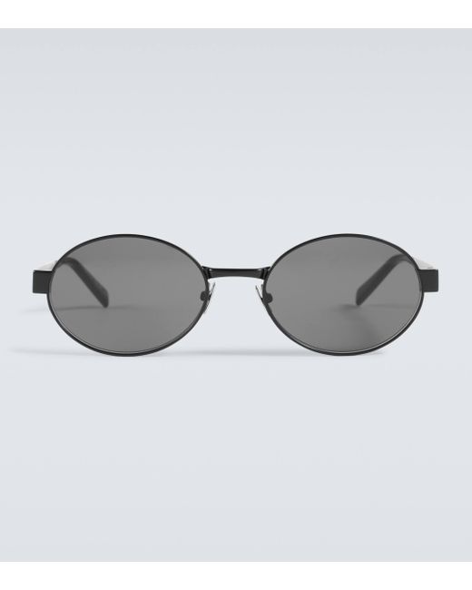 Saint Laurent Gray Sl 692 Round Sunglasses for men