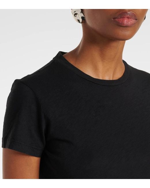 Velvet Black Sierra Cotton Jersey T-Shirt