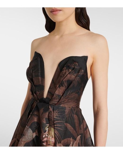 Zimmermann Black Illuminate Dress