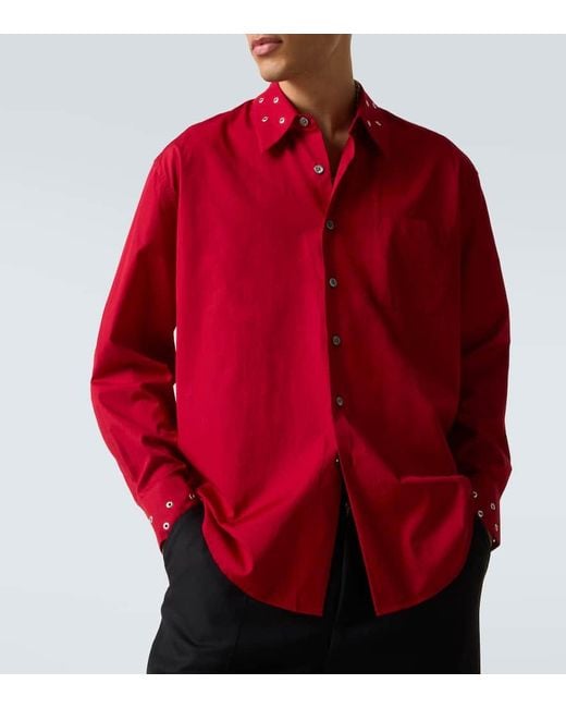 Camicia Above di Our Legacy in Red da Uomo