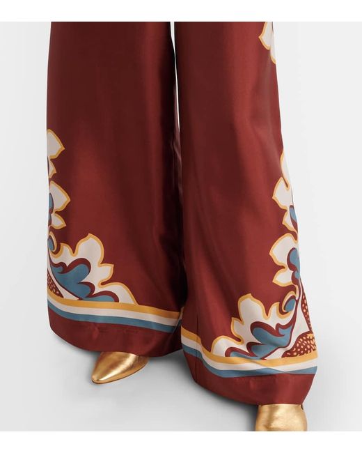 Pantaloni A Gamba Larga di LaDoubleJ in Red