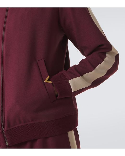 Valentino Purple Vgold Track Jacket for men