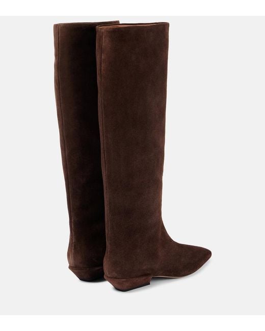 Paris Texas Brown Bettina 25 Suede Knee-High Boots
