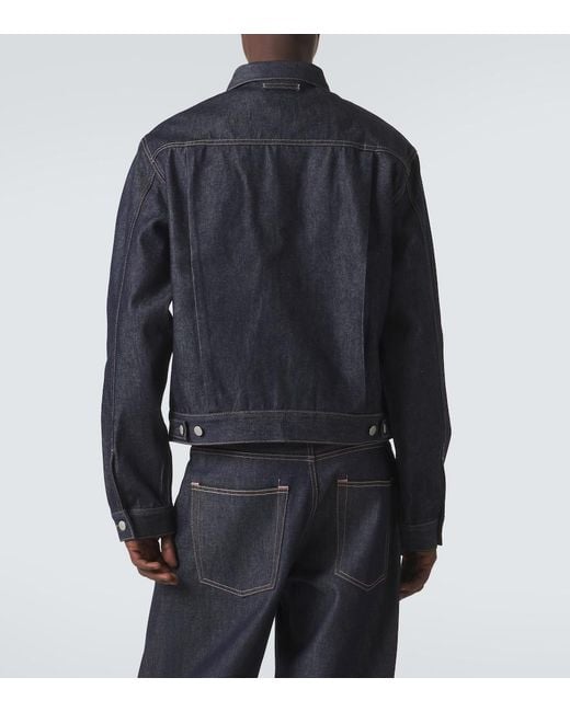 Acne Blue Denim Jacket for men