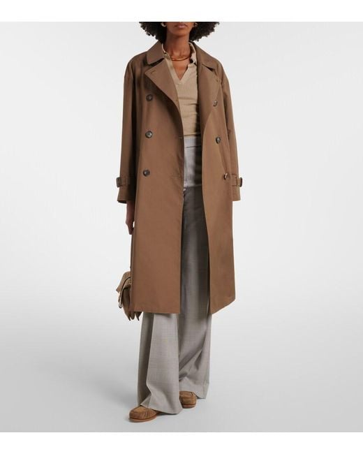 Max Mara Brown Suede Penny Lofaers
