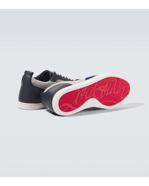 Christian Louboutin Sneakers Tutti Rui Mit Leder in Blue für Herren