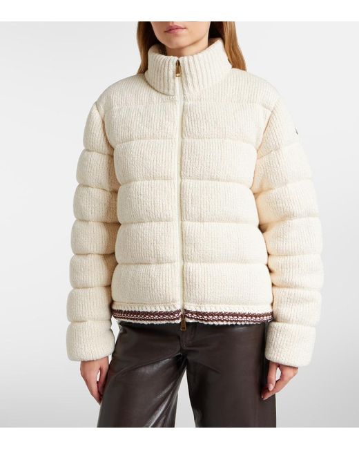 Moncler Natural Cotton Down Jacket