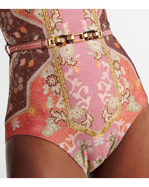 Zimmermann Multicolor Bedruckter Badeanzug Wylie