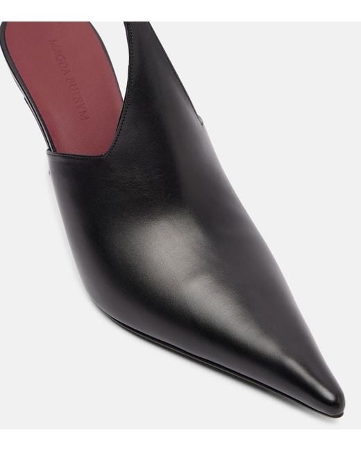 Magda Butrym Black Leather Pumps