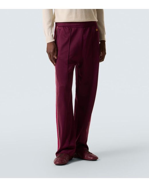 Wales Bonner Red Essence Jersey Track Pants for men