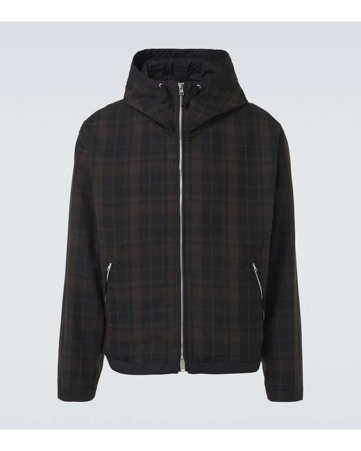 Our Legacy Black Riviera Checked Jacket for men