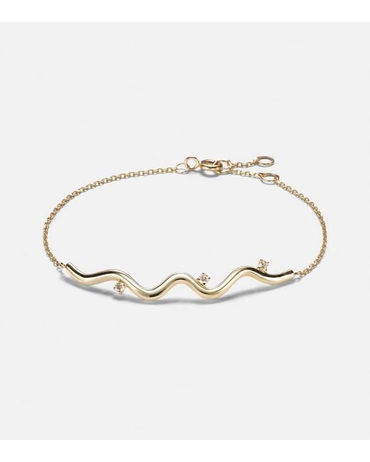 STONE AND STRAND Metallic Harbor Lights 10Kt Bracelet With Diamonds