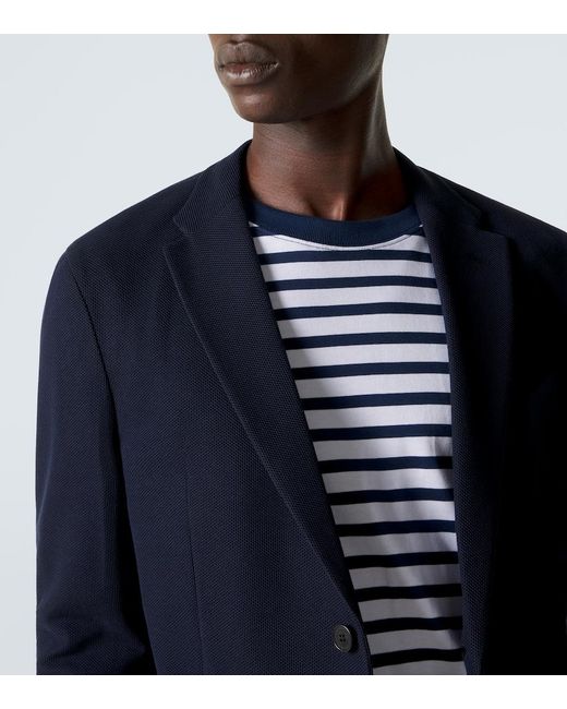 Blazer De Algodon Slowear de hombre de color Blue