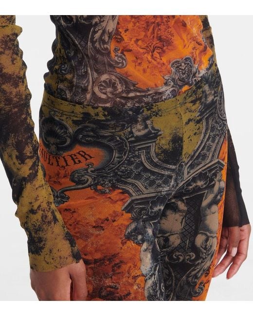 Leggings Medaillon di Jean Paul Gaultier in Black