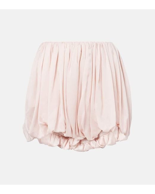 Chloé Pink Silk Charmeuse Shorts