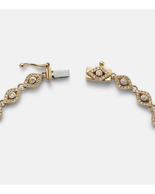 Bracciale Evil Eye di Sydney Evan in Natural