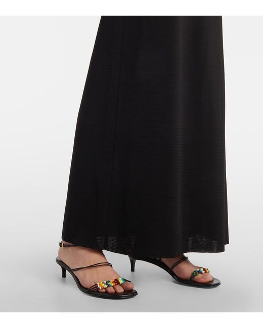Khaite Black Ruslan Maxi Dress